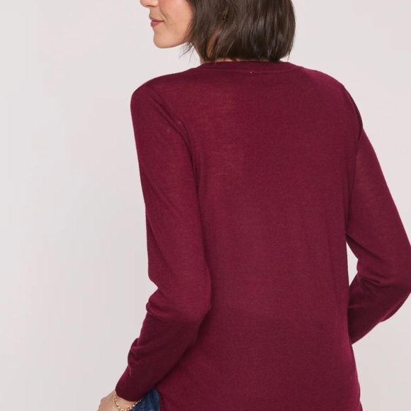 The Cashmere Project - California Cashmere Shirttail Crew - Size M‎ - NEW. - Picture 15 of 15